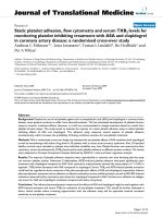 báo cáo hóa học: