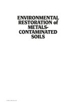 ENVIRONMENTAL RESTORATION of METALSCONTAMINATED SOILS - CHAPTER 1 pdf