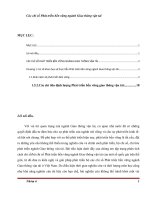 Các chỉ số Phát triển bền vững ngành Giao thông vận tải