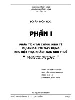 Đồ án kinh tế xây dựng