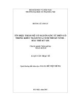 tín hiệu thẩm mỹ có nguồn gốc từ điển cố trong khúc ngâm nửa cuối thế kỷ xviii - đầu thế kỷ xix