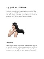 Lấy lại sắc đen cho mái tóc pdf