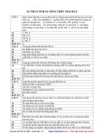 sự phát sinh sự sống trên trái đất docx