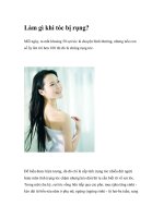 Làm gì khi tóc bị rụng? doc