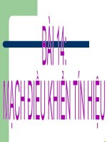 Giáo án điện tử công nghệ: mạch điều khiển tín hiệu docx