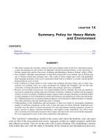 Heavy Metals in the Environment: Using Wetlands for Their Removal - Chapter 14 pot