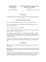 Quyết định số 37/2011/QĐ-UBND docx