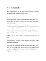 Mẹo chăm sóc tóc pot