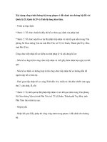 Xây dựng công trình đường bộ trong phạm vi đất dành cho đường bộ đồi với Quốc lộ 25, Quốc lộ 29 và Tỉnh lộ đang khai thác pptx