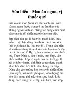 Sứa biển - Món ăn ngon, vị thuốc quý potx