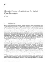 Climate Change and Water Resources in South Asia - Chapter 7 docx