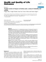 báo cáo hóa học: 