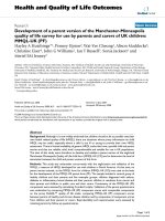 Báo cáo hóa học: 