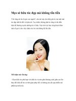 Mẹo sở hữu tóc đẹp mà không tốn tiền doc