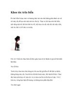 Khoe tóc trên biển docx