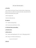 ÔN TẬP CUỐI NĂM (Tiết 1) doc