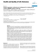 báo cáo hóa học: 