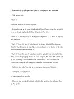 Cấp mới và cấp lại giấy phép đào tạo lái xe các hạng A1, A2, A3 và A4 pptx