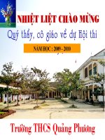Bài giảng điện tử môn hóa học: điều chế oxi potx