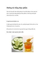 Dưỡng tóc bằng thực phẩm potx