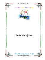 Đồ án bảo vệ rơle docx