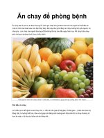 Ăn chay để phòng bệnh doc