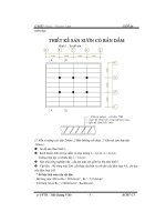 đồ án thiết kế sàn sườn có bản dầm