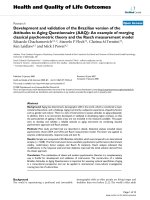 báo cáo hóa học: 