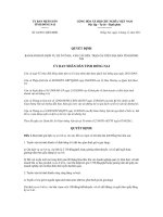 Quyết định số 64/2011/QĐ-UBND ppt