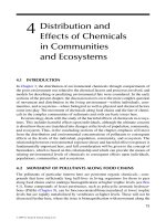 ORGANIC POLLUTANTS: An Ecotoxicological Perspective - Chapter 4 potx