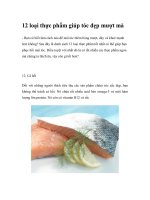 12 loại thực phẩm giúp tóc đẹp mượt mà pdf