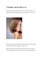 ''''Cải thiện'''' mái tóc khô và xơ pptx