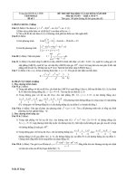 đề thi thử đại học và cao đẳng môn toán