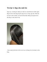 Trả lại vẻ đẹp cho mái tóc ppt