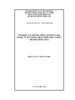 khóa luận tìm hiểu các hướng tiếp cận phân loại email và xây dựng phần mềm mail client hỗ trợ tiếng việt