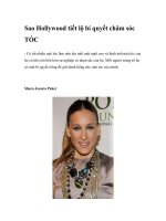 Sao Hollywood tiết lộ bí quyết chăm sóc TÓC ppt