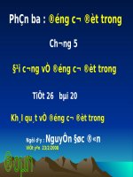 Giáo án điện tử công nghệ: động cơ đốt trong docx