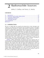 Radionuclide Concentrations in Foor and the Environment - Chapter 2 docx