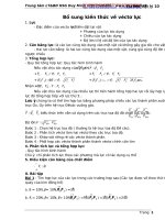 Bổ sung kiến thức về vecsto lực potx