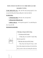 Tiết 90: ÁP DỤNG NGUYÊN LÝ I CỦA NHIỆT ĐỘNG LỰC HỌC CHO KHÍ LÝ TƯỞNG pdf