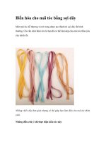 Biến hóa cho mái tóc bằng sợi dây doc