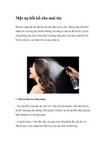 Mặt nạ bồi bổ cho mái tóc doc