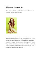 Cẩm nang chăm sóc tóc pot