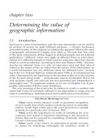 GEOGRAPHIC INFORMATION: Value, Pricing, Production, and Consumption - Chapter 2 pdf
