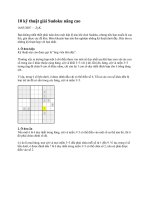 10 kỹ thuật giải Sudoku nâng cao pot
