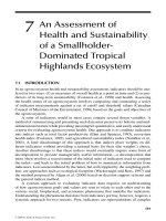 Integrated Assessment of Health and Sustainability of Agroecosystems - Chapter 7 pdf
