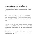 Những kiểu tóc xoăn hấp dẫn 2010 docx