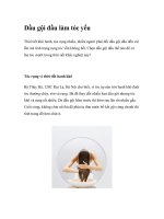 Dầu gội đầu làm tóc yếu pptx