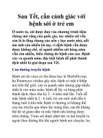 Sau Tết, cần cảnh giác với bệnh sởi ở trẻ em pdf