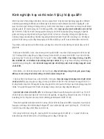 Kinh nghiệm học và thi môn vật lý hiệu quả